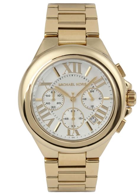 michael kors women watch gldtn crys blz wht fa|michael kors watches.